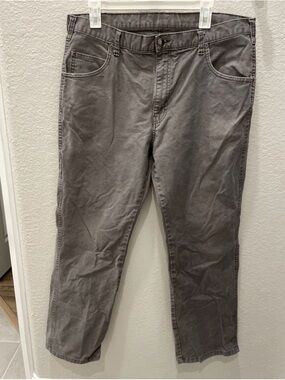 Dickies 5 Pocket Flex Work Dungaree Jeans -GRAY - 36x 30